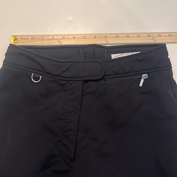 Fera Internationale Black Vintage Ski Pants with Stirrups Size 12 - Picture 3 of 11